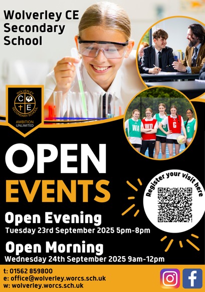 Open Events Flyer