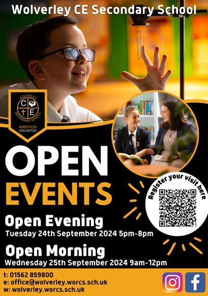 WCESS Open Events Flyer